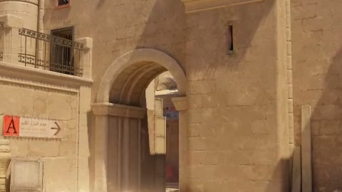 Close-up of the aim point just before the throw