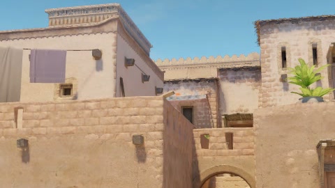 Close-up of the aim point just before the throw