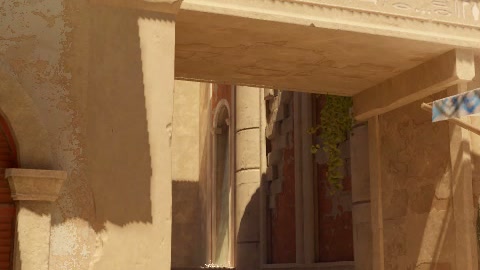 Close-up of the aim point just before the throw