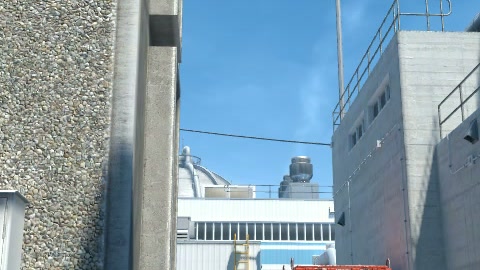 Close-up of the aim point just before the throw