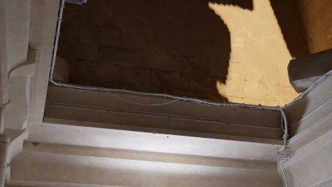 Close-up of the aim point just before the throw
