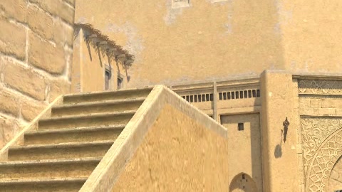Close-up of the aim point just before the throw