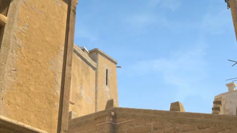 Close-up of the aim point just before the throw