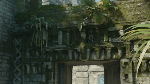 Close-up of the aim point just before the throw