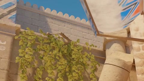 Close-up of the aim point just before the throw