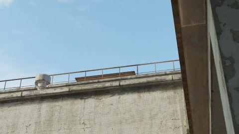 Close-up of the aim point just before the throw