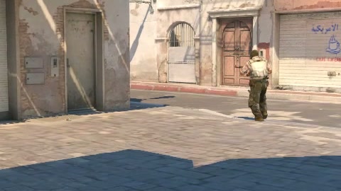 Close-up of the aim point just before the throw