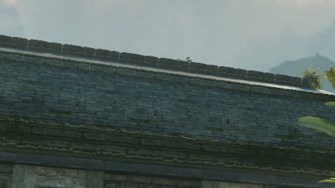 Close-up of the aim point just before the throw