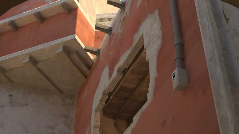 Close-up of the aim point just before the throw