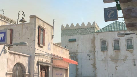 Close-up of the aim point just before the throw