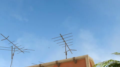 Close-up of the aim point just before the throw