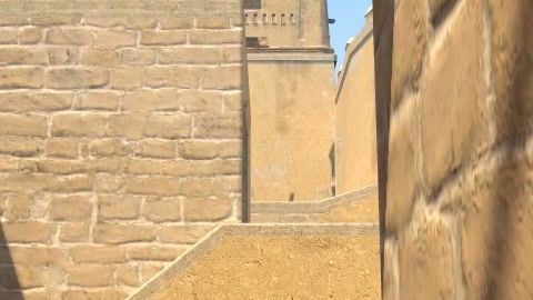 Close-up of the aim point just before the throw