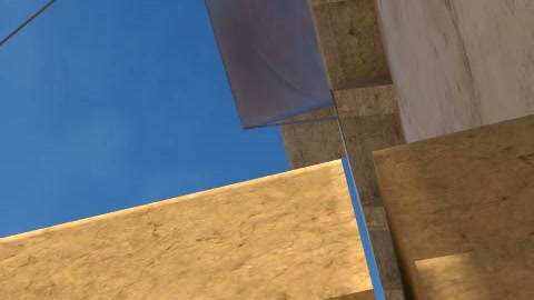 Close-up of the aim point just before the throw