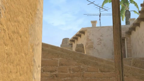 Close-up of the aim point just before the throw
