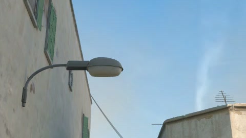 Close-up of the aim point just before the throw