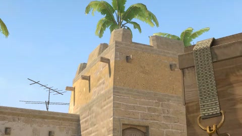 Close-up of the aim point just before the throw