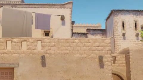 Close-up of the aim point just before the throw