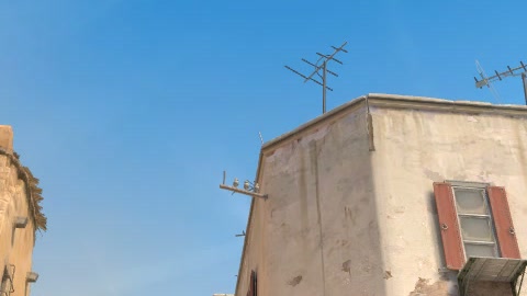 Close-up of the aim point just before the throw