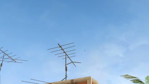 Close-up of the aim point just before the throw
