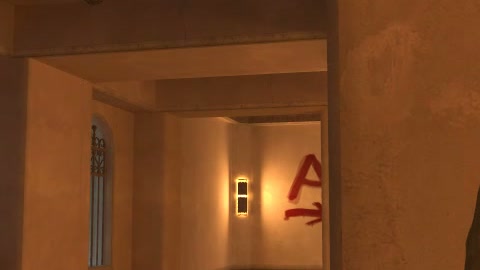 Close-up of the aim point just before the throw