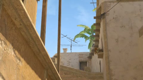 Close-up of the aim point just before the throw