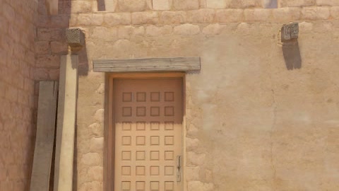Close-up of the aim point just before the throw