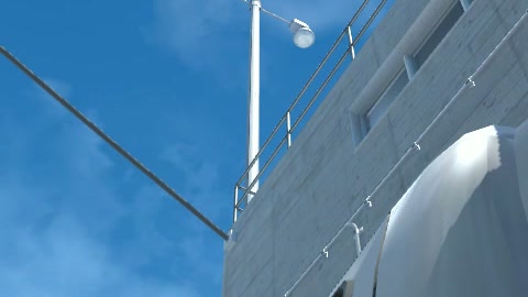 Close-up of the aim point just before the throw