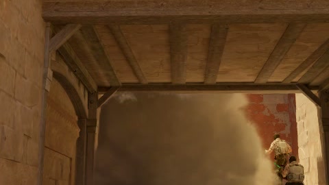 Close-up of the aim point just before the throw