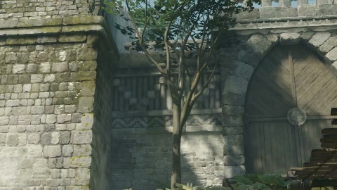 Close-up of the aim point just before the throw