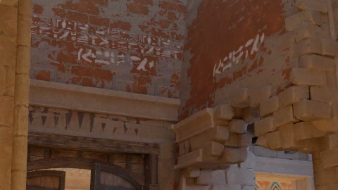 Close-up of the aim point just before the throw