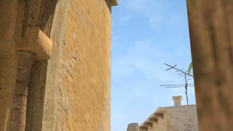 Close-up of the aim point just before the throw