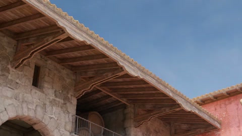 Close-up of the aim point just before the throw