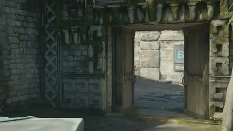 Close-up of the aim point just before the throw