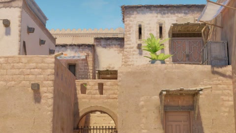 Close-up of the aim point just before the throw