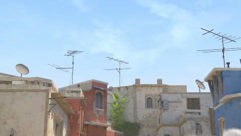 Close-up of the aim point just before the throw