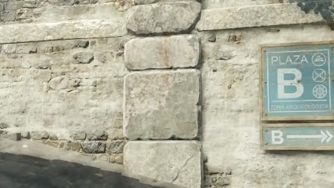 Close-up of the aim point just before the throw