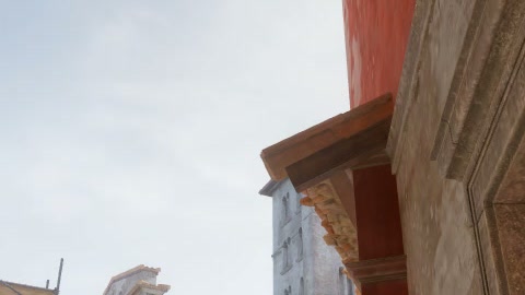 Close-up of the aim point just before the throw