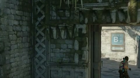 Close-up of the aim point just before the throw
