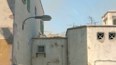 Close-up of the aim point just before the throw