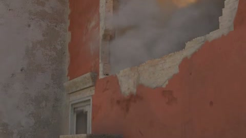 Close-up of the aim point just before the throw