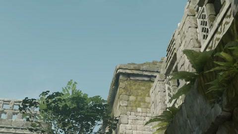 Close-up of the aim point just before the throw