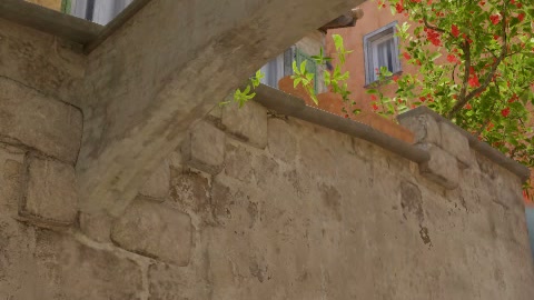 Close-up of the aim point just before the throw