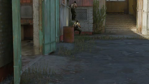 Close-up of the aim point just before the throw