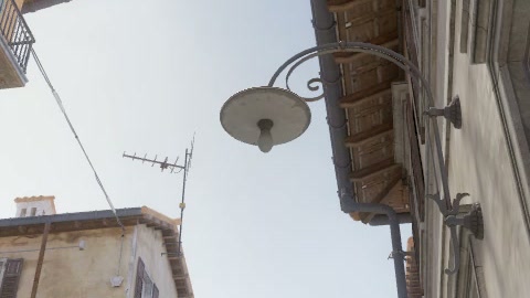 Close-up of the aim point just before the throw