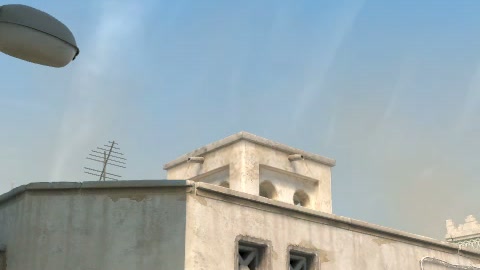 Close-up of the aim point just before the throw