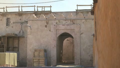 Close-up of the aim point just before the throw