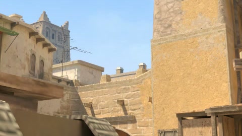 Close-up of the aim point just before the throw