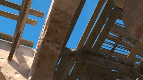 Close-up of the aim point just before the throw