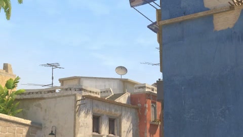 Close-up of the aim point just before the throw