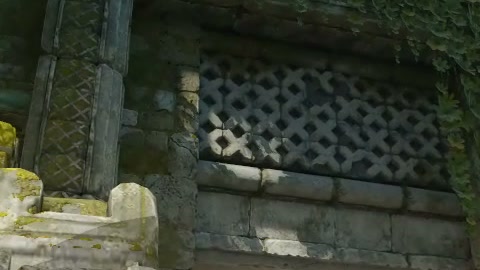 Close-up of the aim point just before the throw